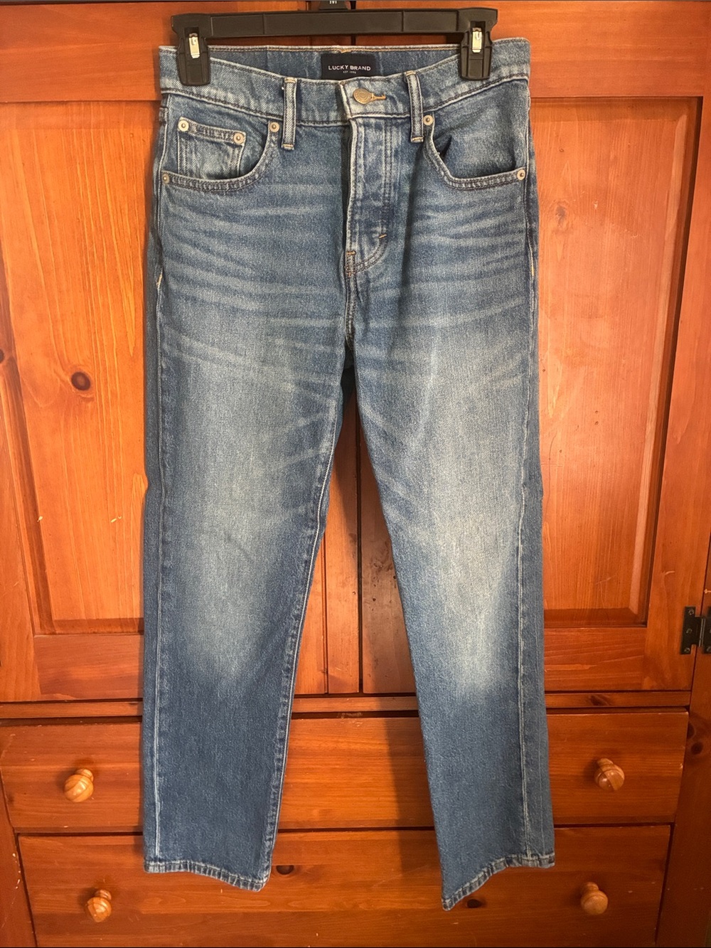 Lucky Brand Women's Medium Blue Straight Leg Jeans